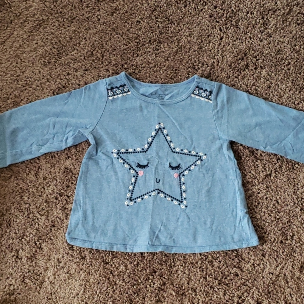 First Impressions 18M long sleeve star shirt